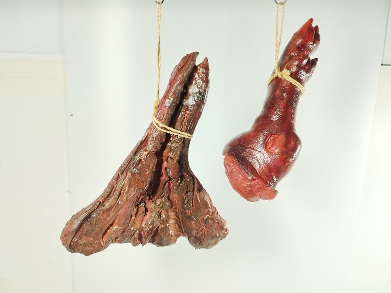 ficticio comida carne cerdo pie 38x30 33x14 1u